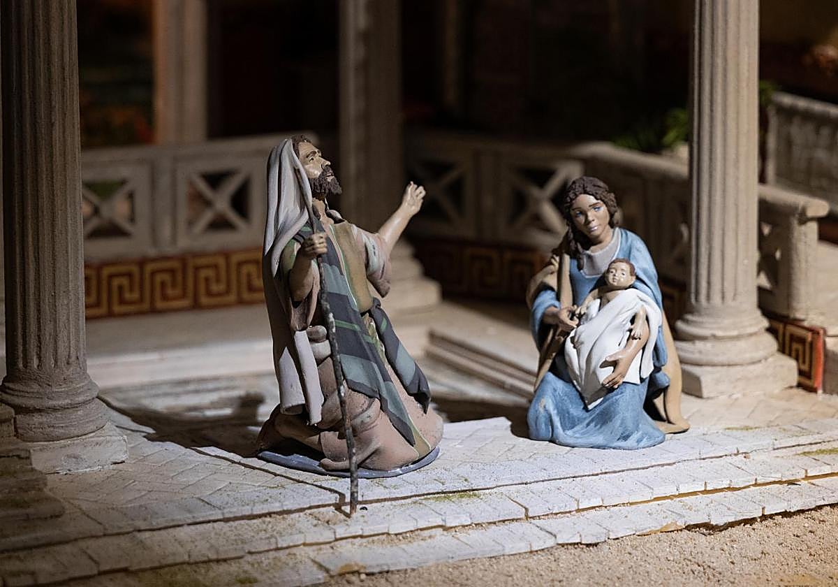 Las Francesas inaugura su tradicional Belén, protagonizado por la Antigua Roma